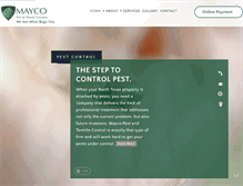Tablet Screenshot of maycopest.com